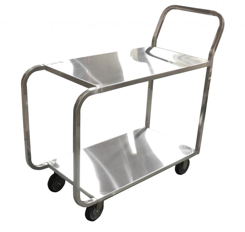 Solid Top Welded Stainless Steel Stock Cart